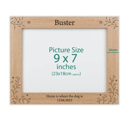 Personalised engraved photo frame VA220
