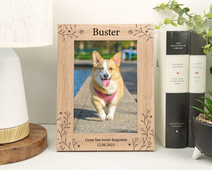 Personalised engraved photo frame VA220
