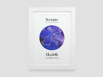 Personalised Zodiac Constellation Gift
