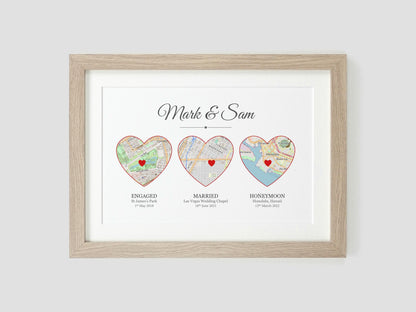 Met Engaged Married Wedding Gift