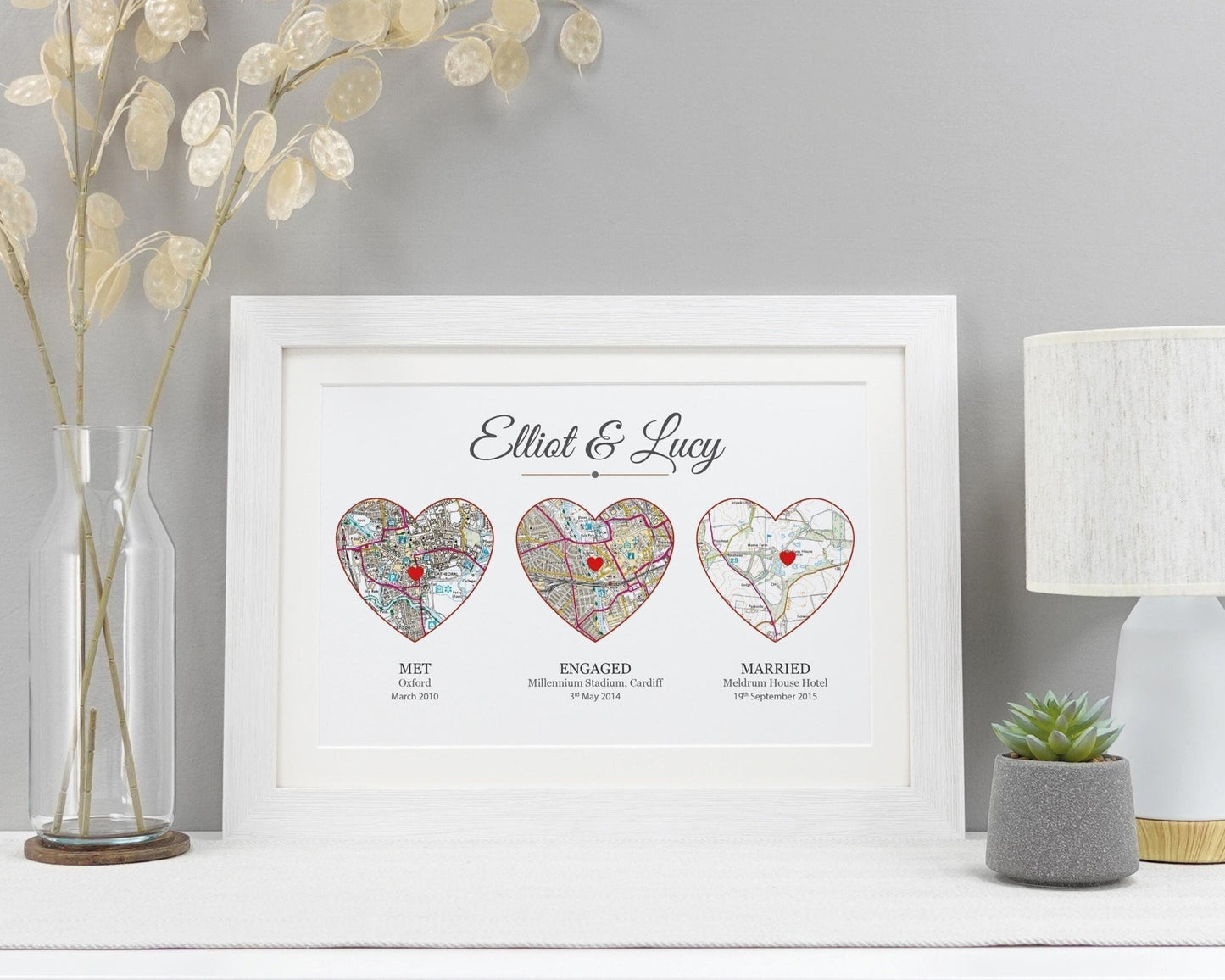 Met Engaged Married Wedding Gift