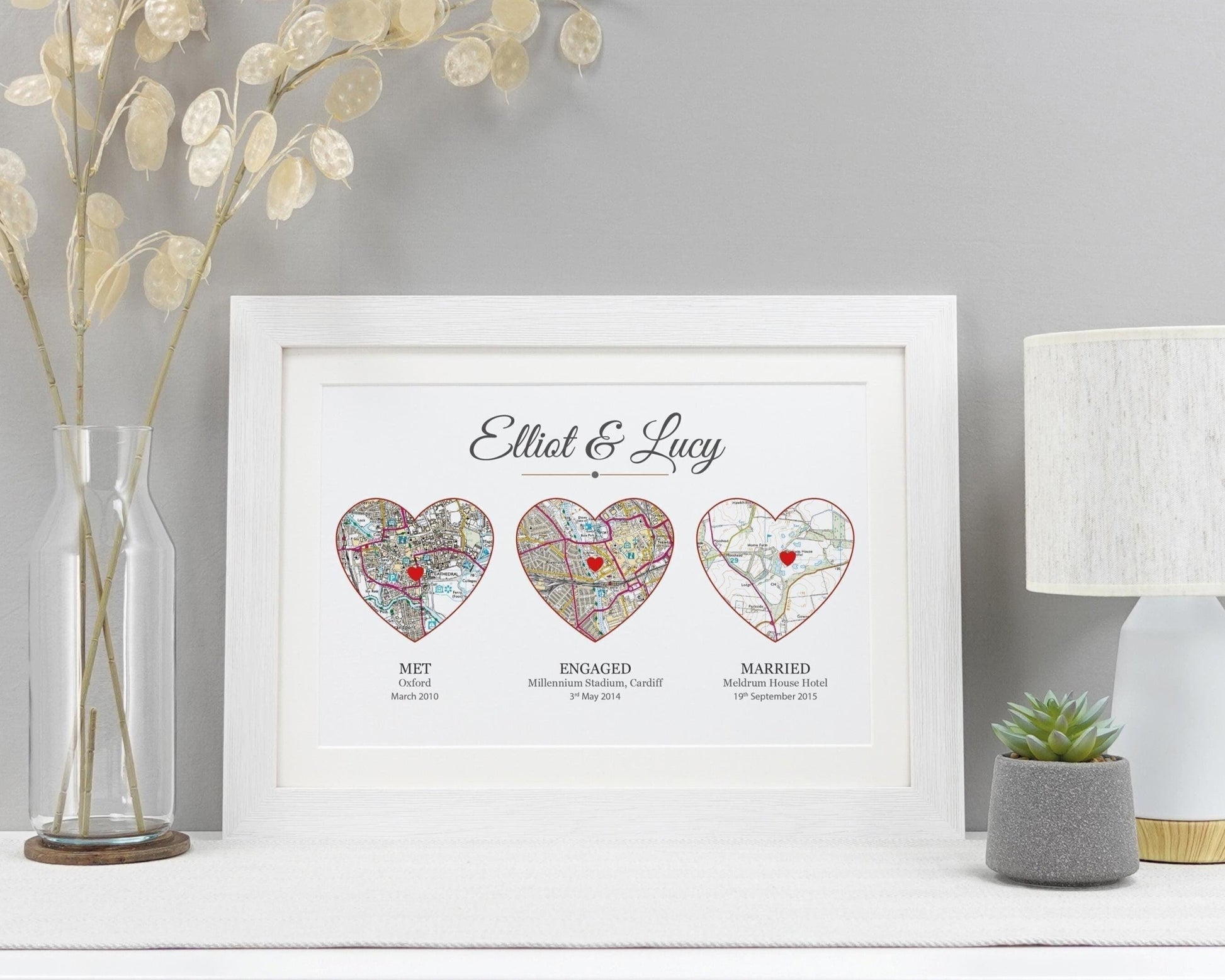 Met Engaged Married Wedding Gift