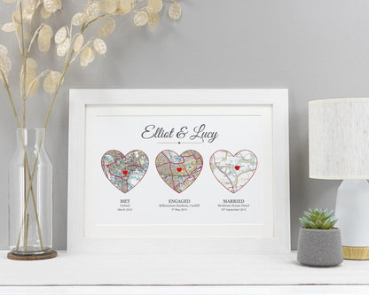 Met Engaged Married Wedding Gift