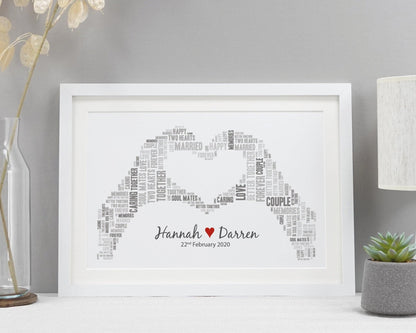 Personalised wedding day gift