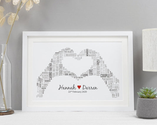 Personalised wedding day gift