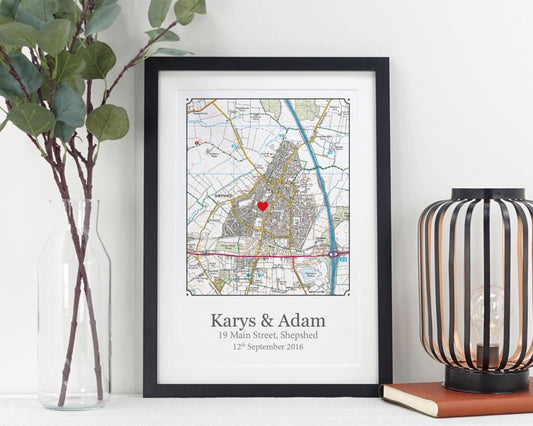 Special Place Map Print