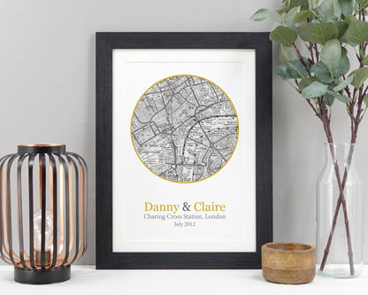Special Location Map Print **ANY LOCATION** VA120