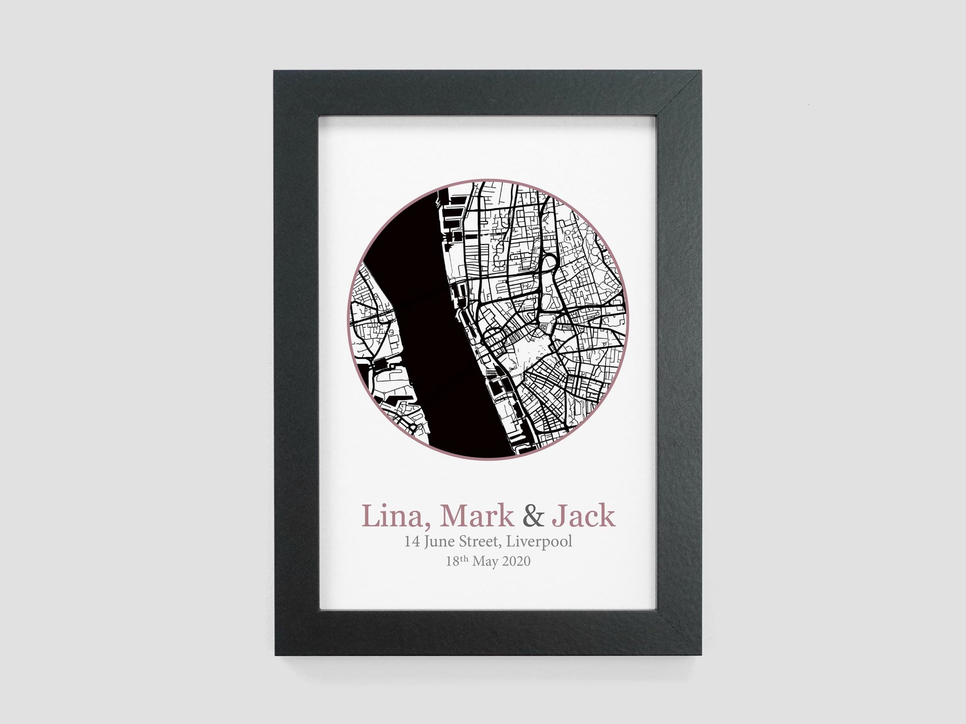 Special Location Map Print **ANY LOCATION** VA120
