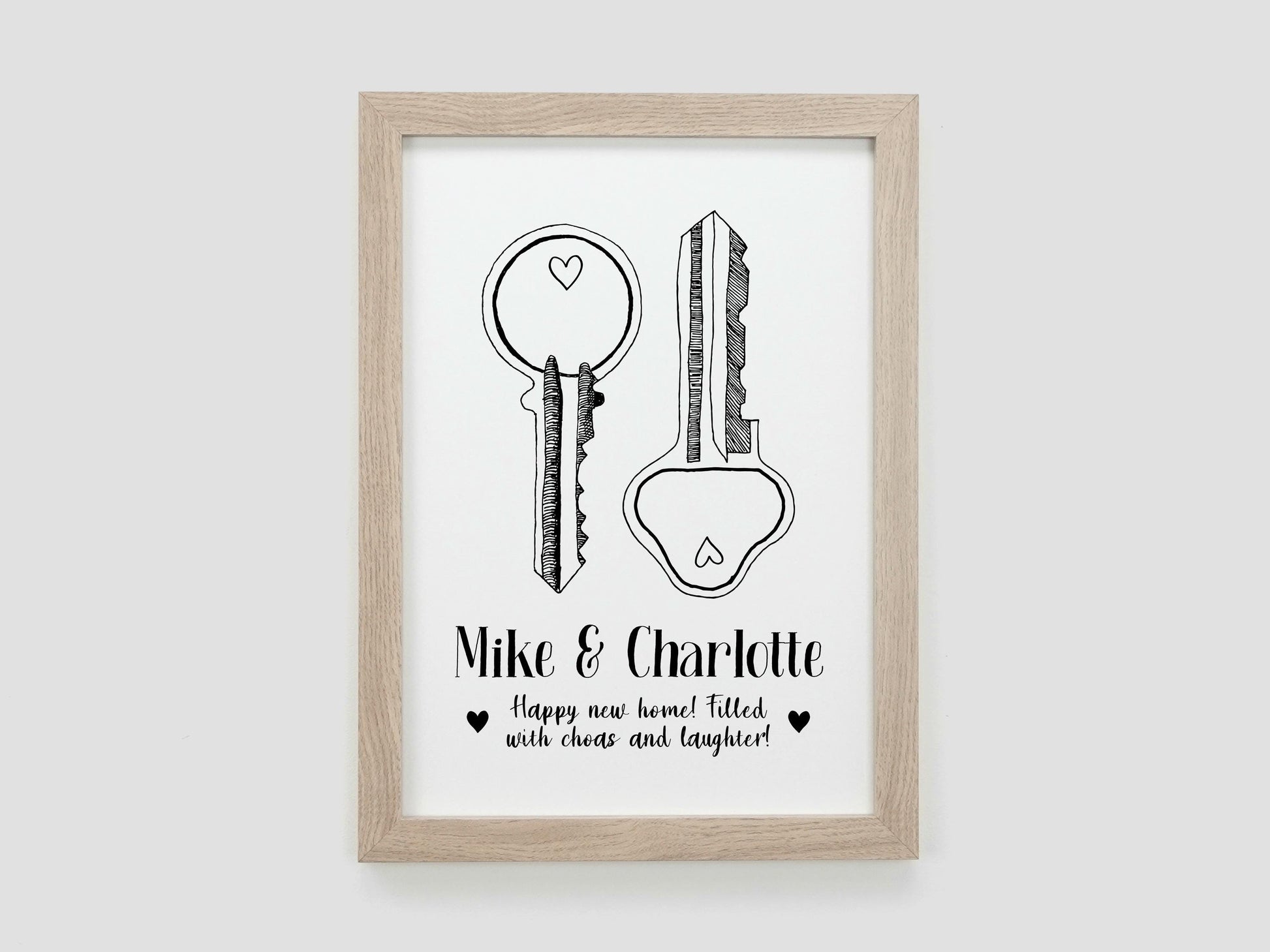 Keys to New Home Print
