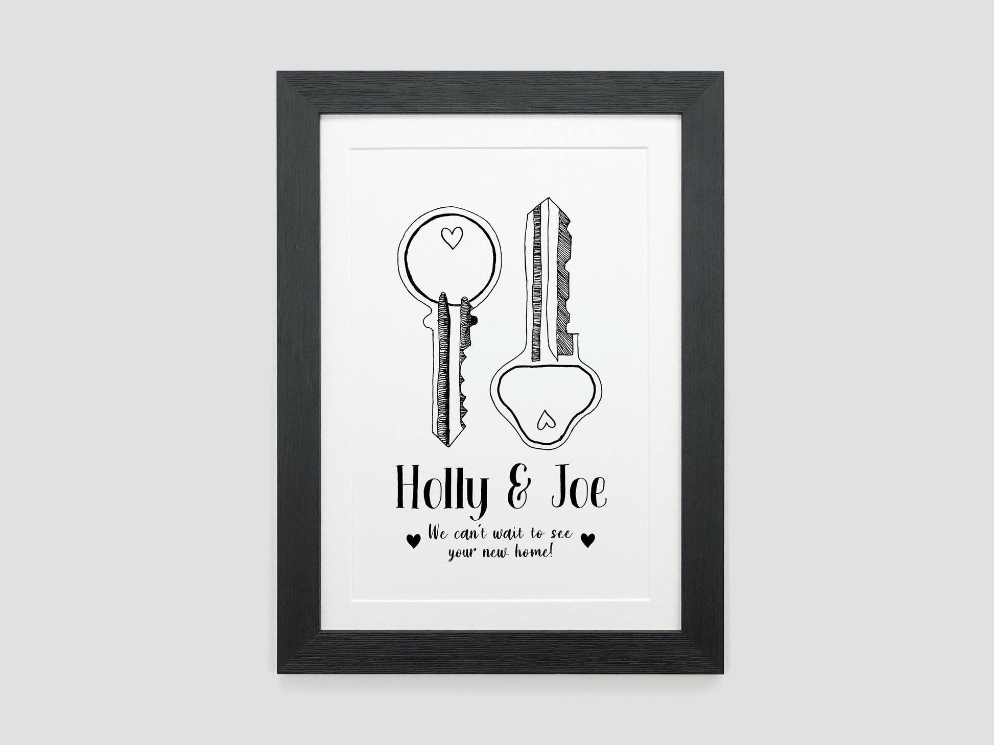 Keys to New Home Print