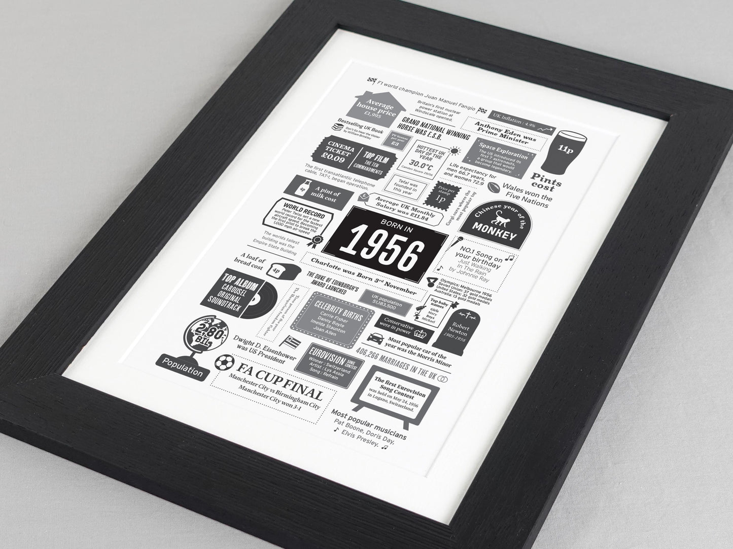 Personalised 70th Birthday Gift