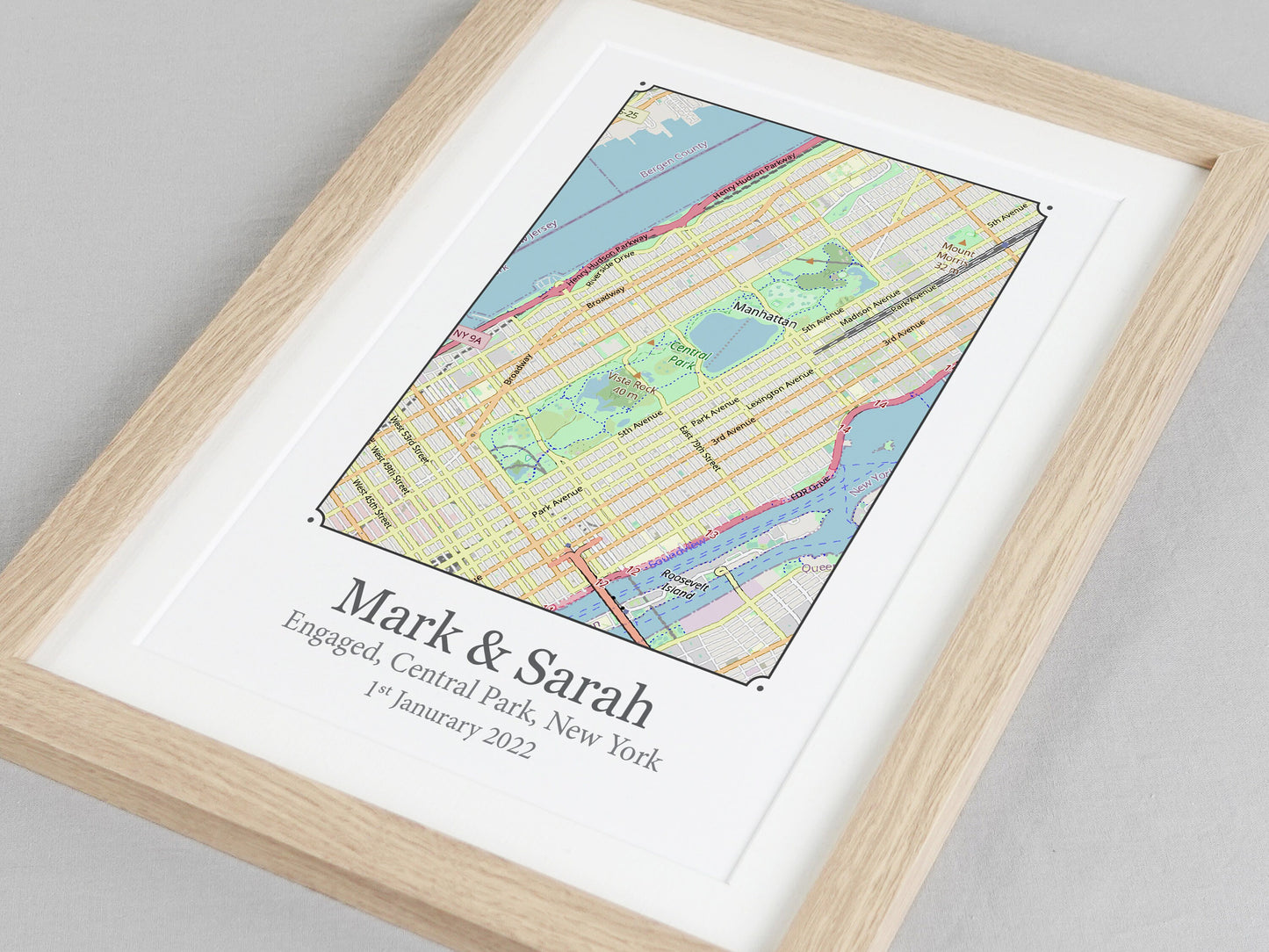 Special Place Map Print | Personalised New Home Gift | Anniversary Wedding Present | Retirement | Gift for Friend | Ordnance Survey VA102