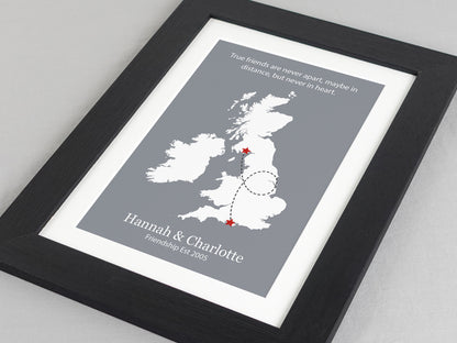 Personalised Friends leaving gift | leaving present | Moving away gift | Moving home present | new home gift **CHOICE OF COLOUR** VA025
