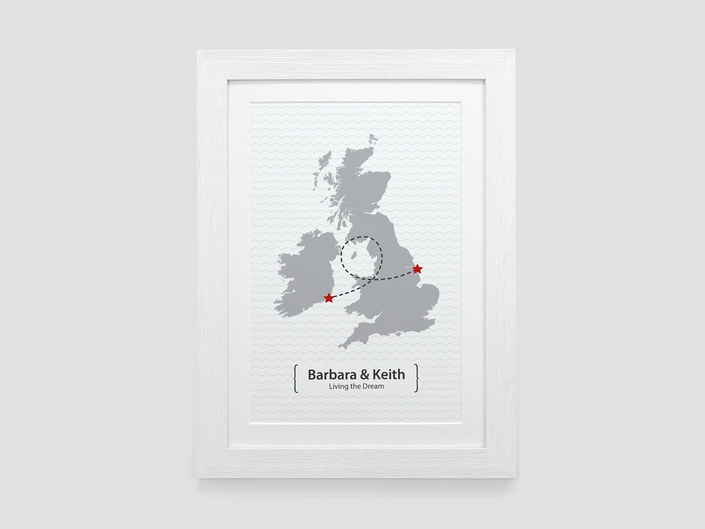 Personalised Friend Leaving Present | Leaving Gift | Moving Away Present | New Home Gift | Couples Apart Gift **CHOICE OF COLOUR** VA103