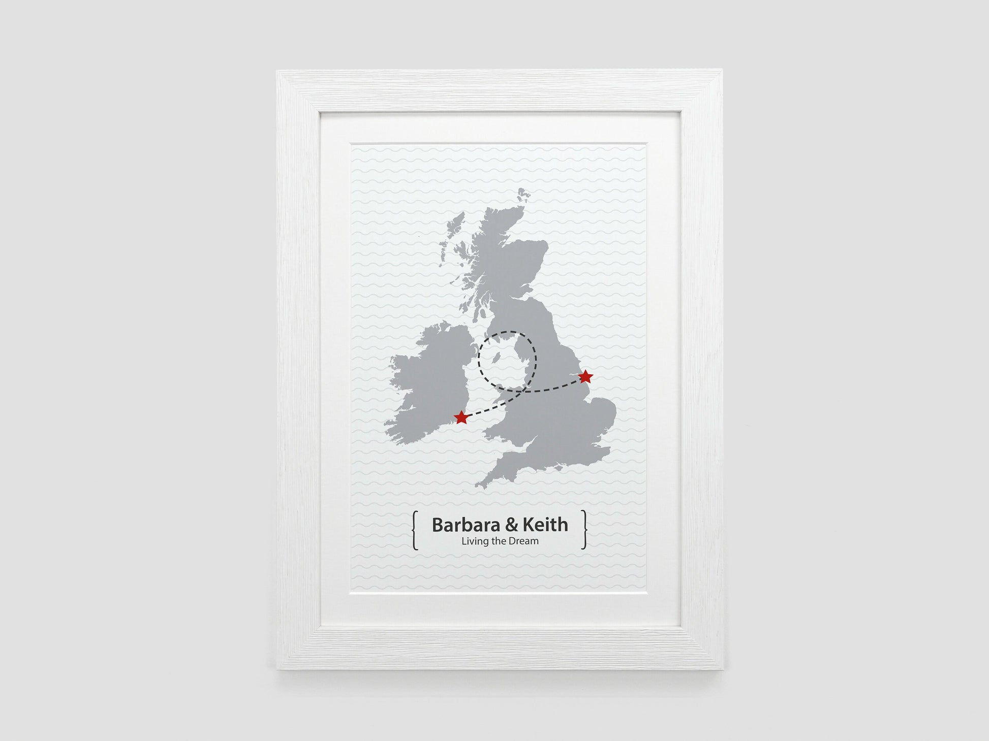 Personalised Friend Leaving Present | Leaving Gift | Moving Away Present | New Home Gift | Couples Apart Gift **CHOICE OF COLOUR** VA103