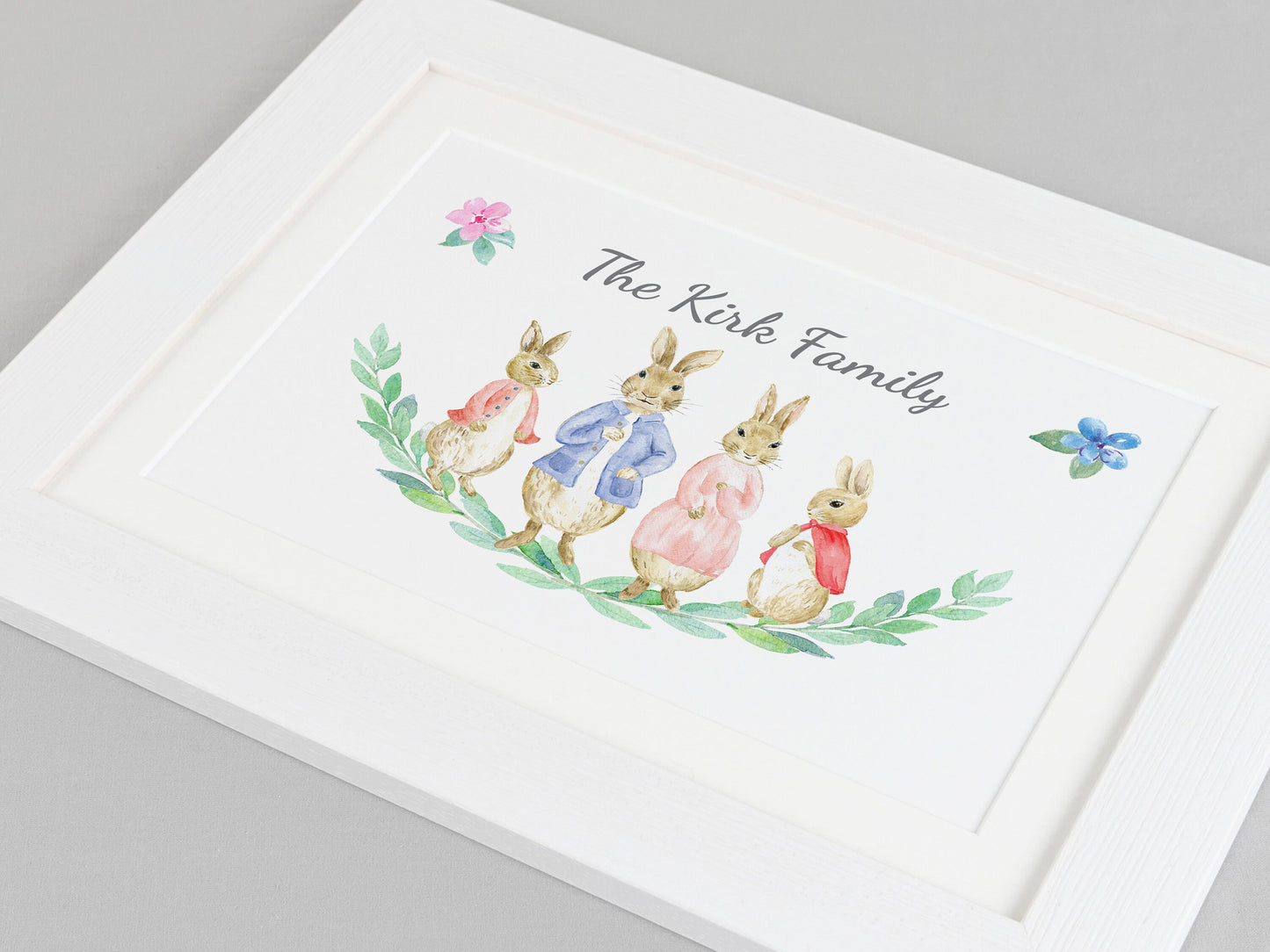 Personalised Family Print | Family Line-up Gift | Gift for mum | Our Family Wall Art | Gift for granparents VA132
