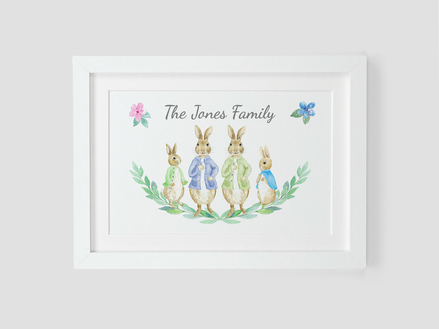 Personalised Family Print | Family Line-up Gift | Gift for mum | Our Family Wall Art | Gift for granparents VA132