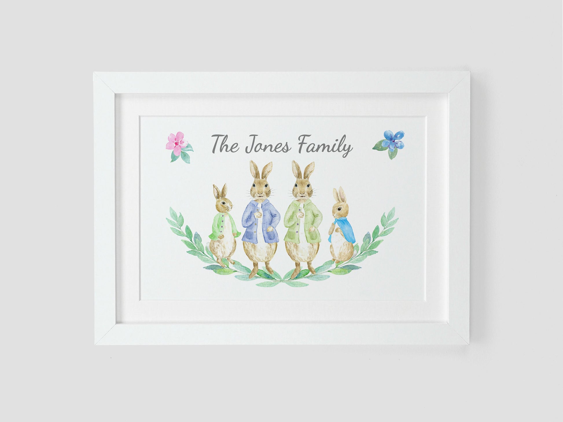 Personalised Family Print | Family Line-up Gift | Gift for mum | Our Family Wall Art | Gift for granparents VA132