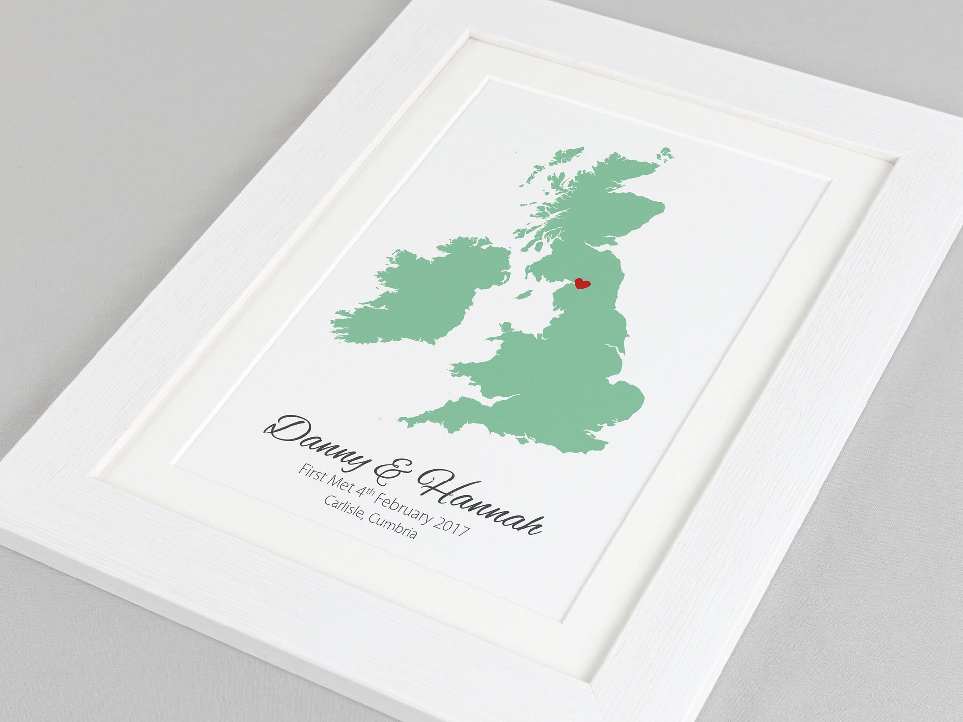 Personalised Wedding Gift | Custom Anniversary Present | Couples Map Gift | Destination Engagement Print | Special Place Map VA050