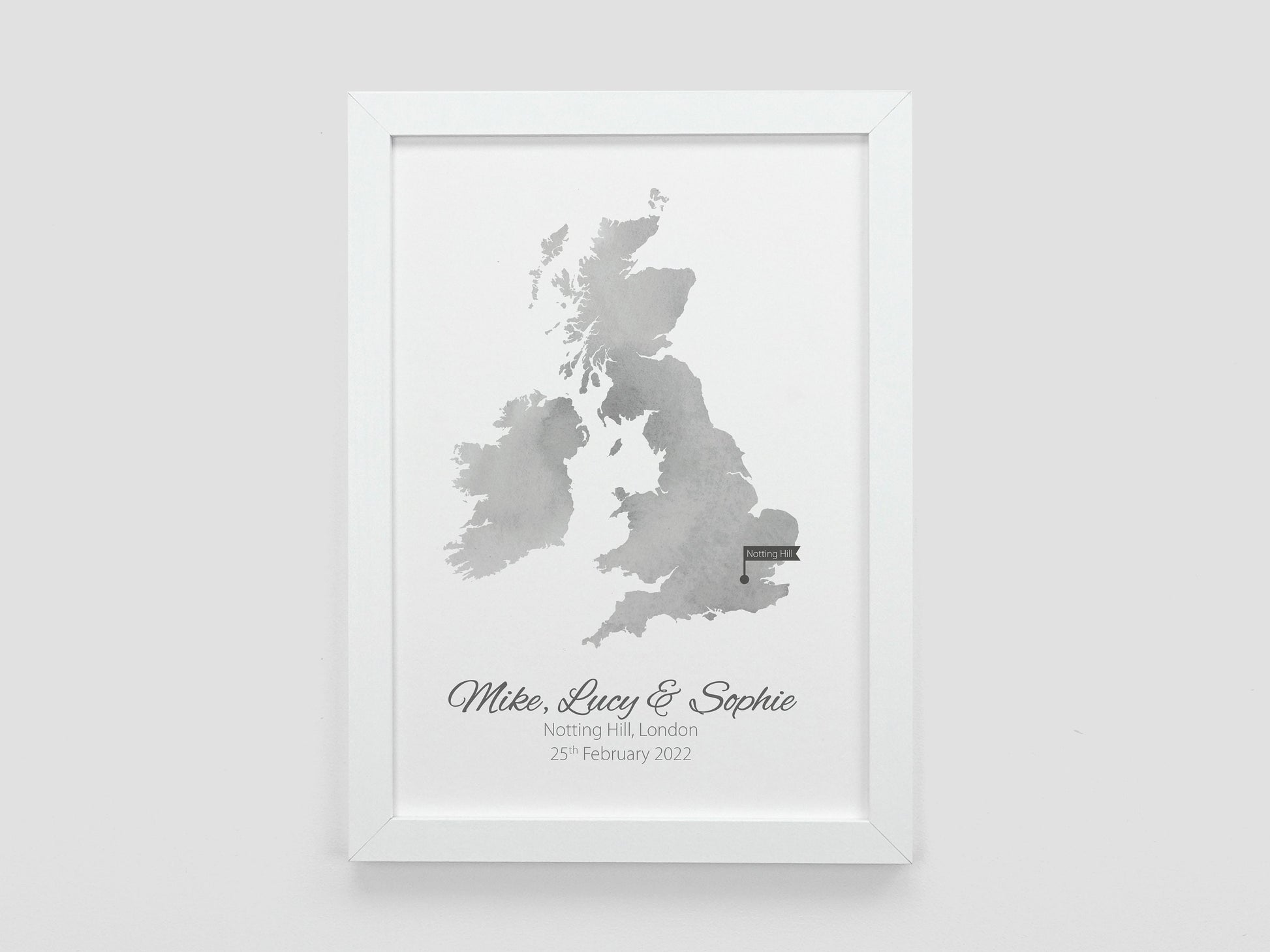 Our home map gift | House warming gift | Map of our home | Moving home present | Where we live print | New home gift VA011