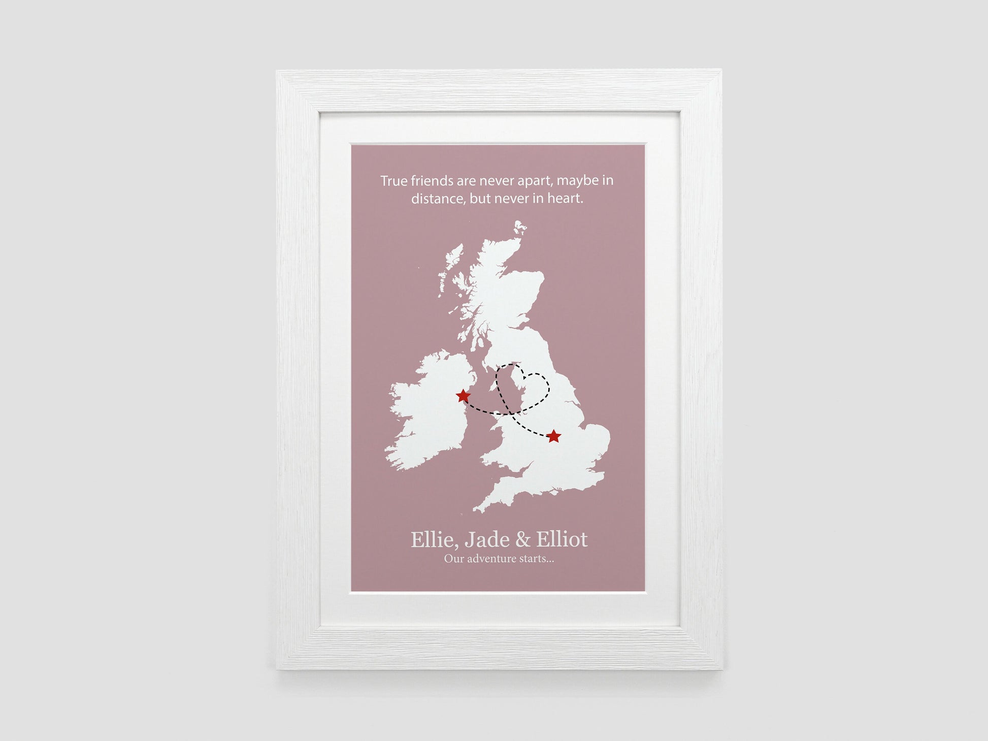 Personalised Friends leaving gift | leaving present | Moving away gift | Moving home present | new home gift **CHOICE OF COLOUR** VA025