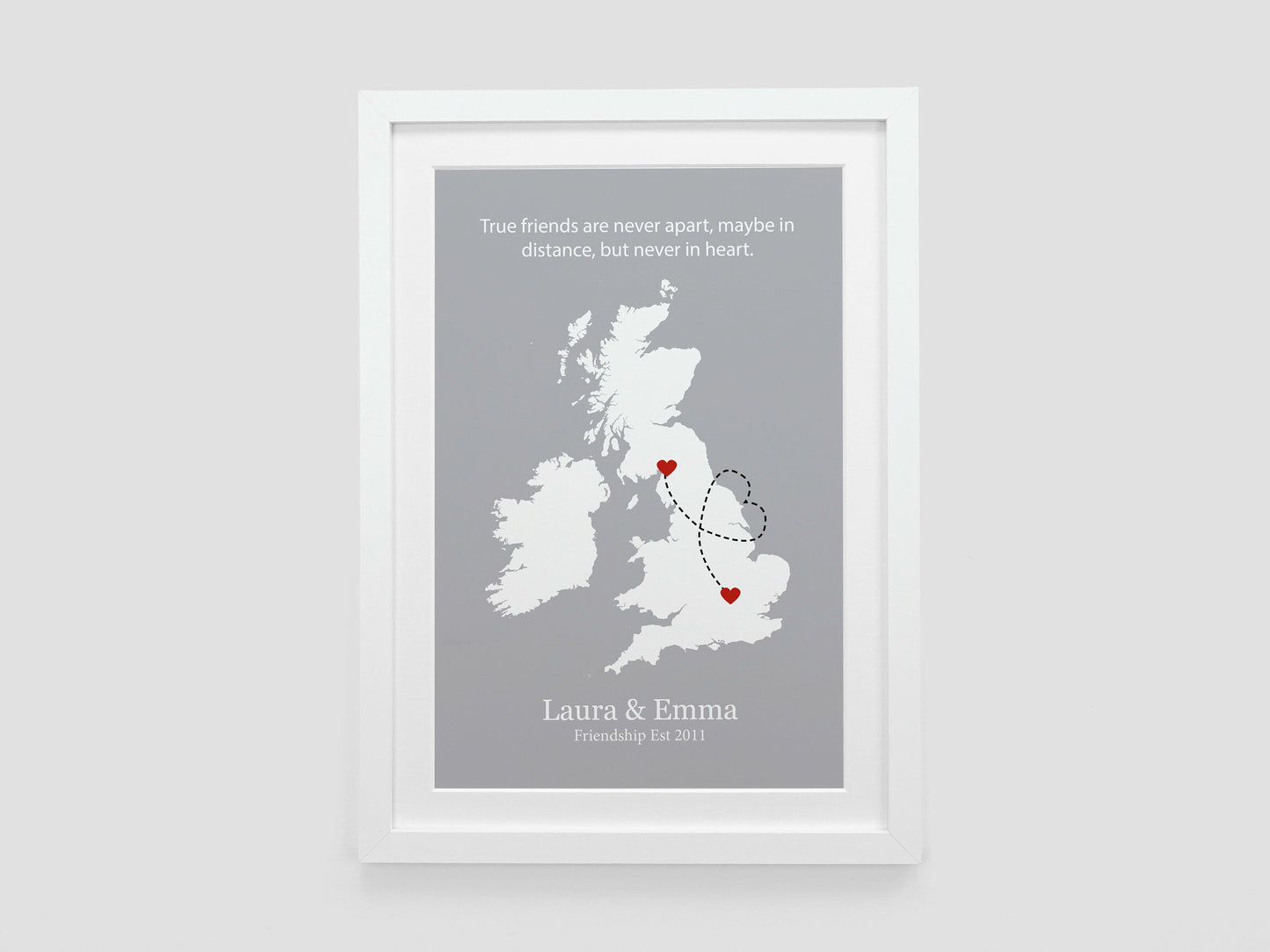 Personalised Friends leaving gift | leaving present | Moving away gift | Moving home present | new home gift **CHOICE OF COLOUR** VA025