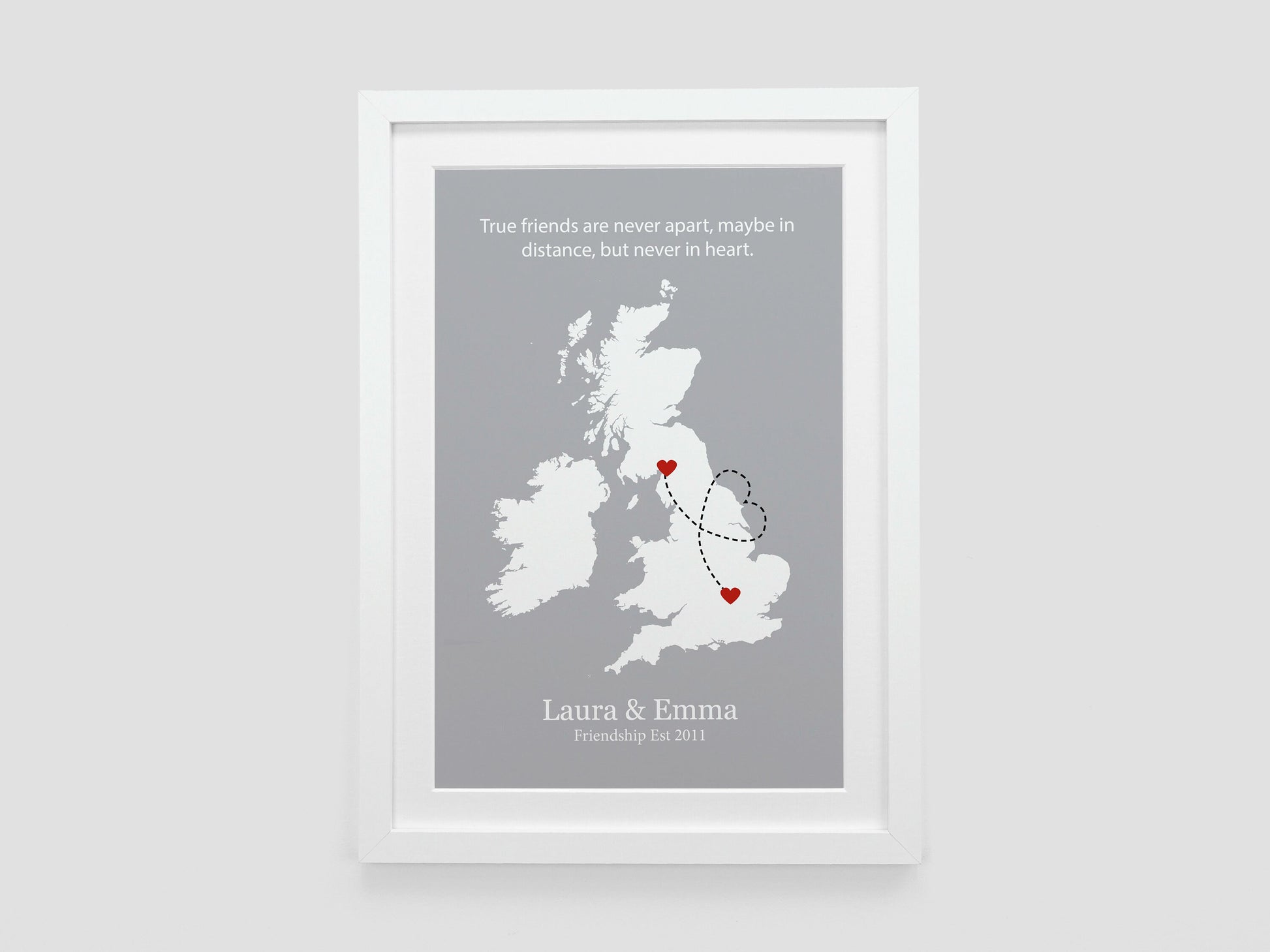 Personalised Friends leaving gift | leaving present | Moving away gift | Moving home present | new home gift **CHOICE OF COLOUR** VA025