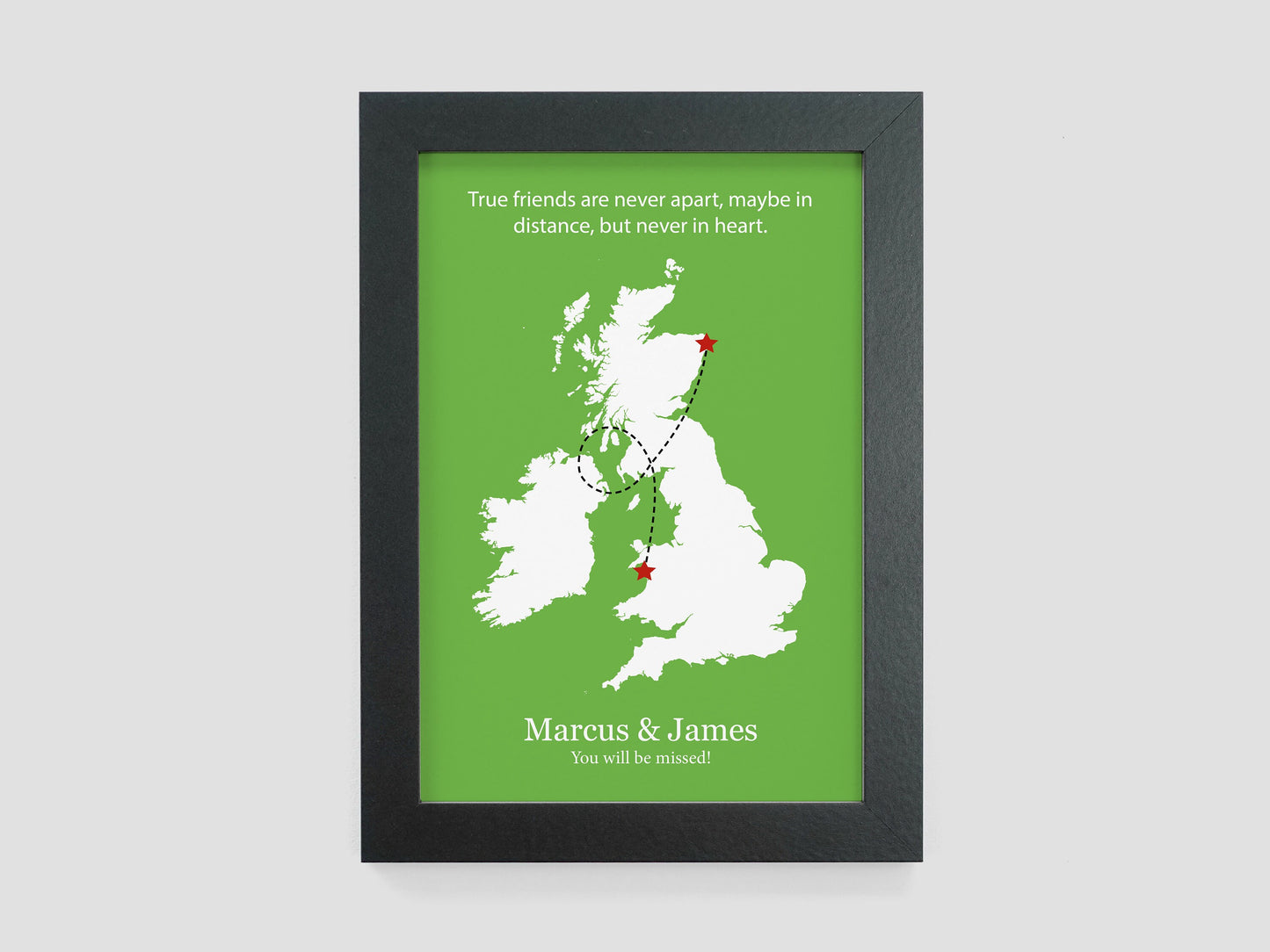 Personalised Friends leaving gift | leaving present | Moving away gift | Moving home present | new home gift **CHOICE OF COLOUR** VA025
