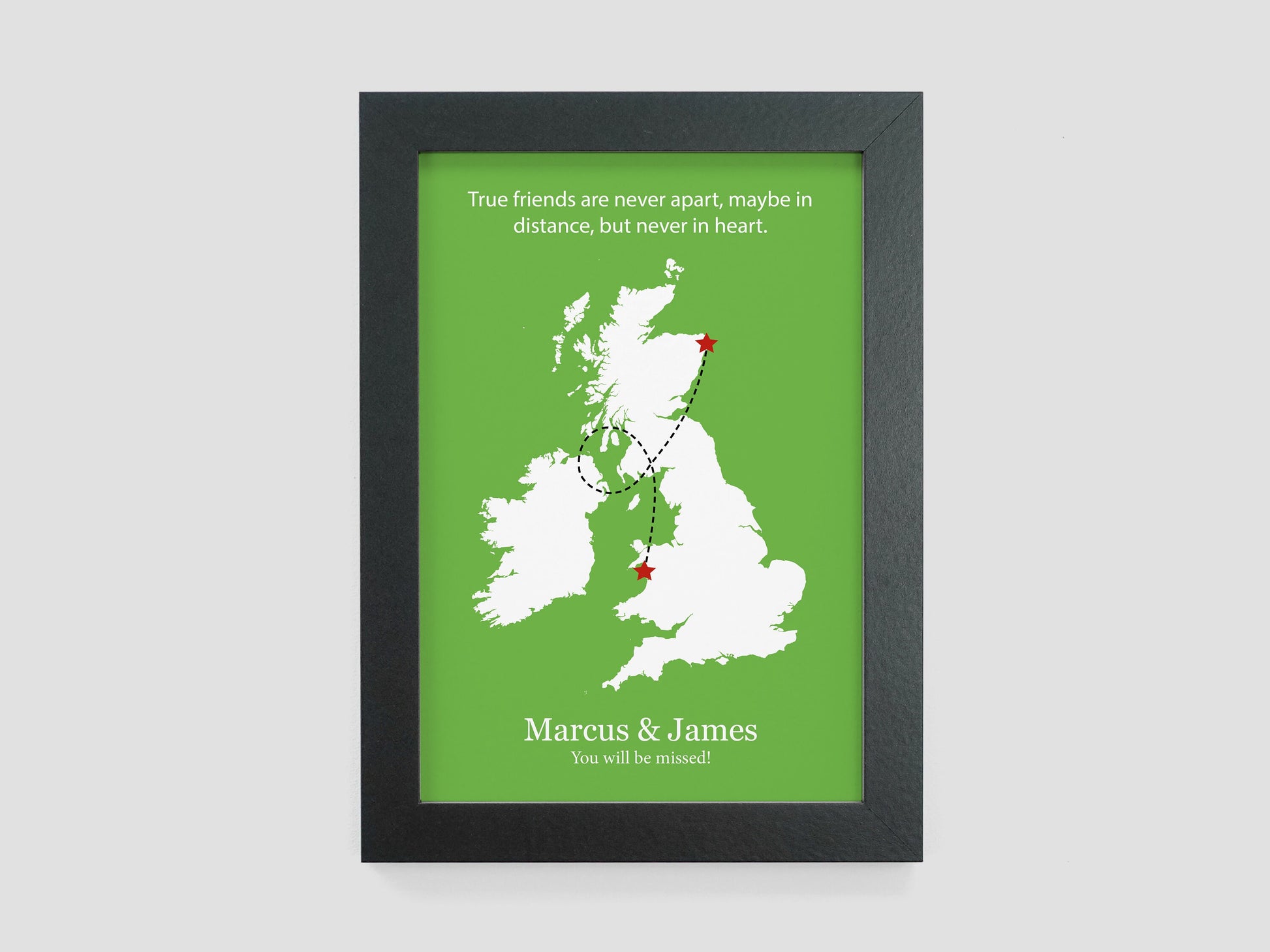 Personalised Friends leaving gift | leaving present | Moving away gift | Moving home present | new home gift **CHOICE OF COLOUR** VA025