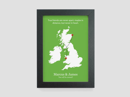 Personalised Friends leaving gift | leaving present | Moving away gift | Moving home present | new home gift **CHOICE OF COLOUR** VA025