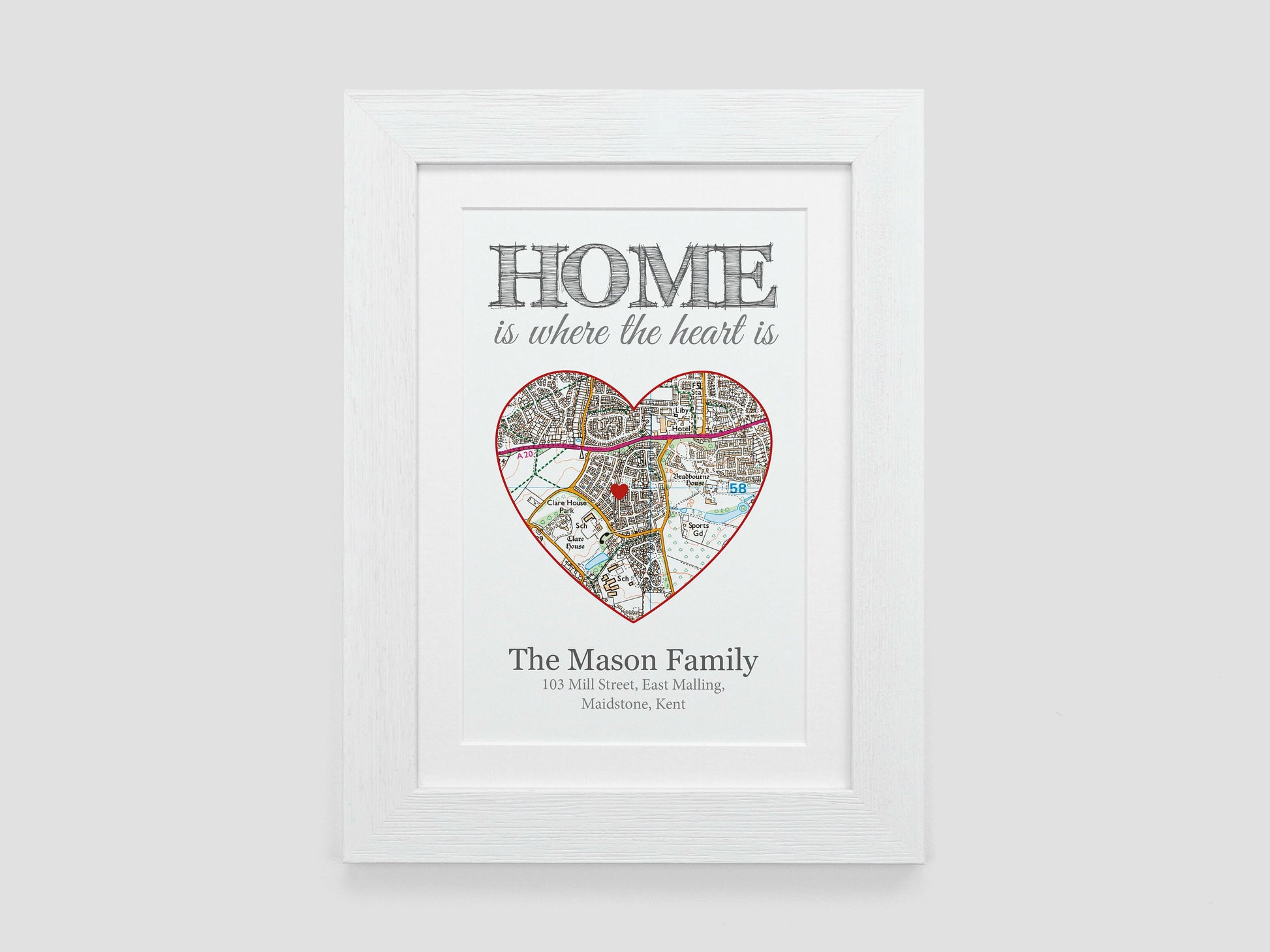 House warming gift | Personalised OS map New home gift *ANY LOCATION* | House moving present | First 1st home gift | Housewarming gift VA056