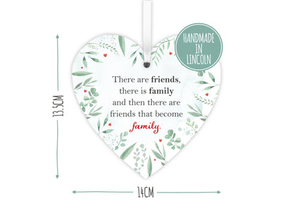 Gift for friend | Wooden heart | Bestie friendship present ideas | Handmade best friend gift | BFF gift LC041