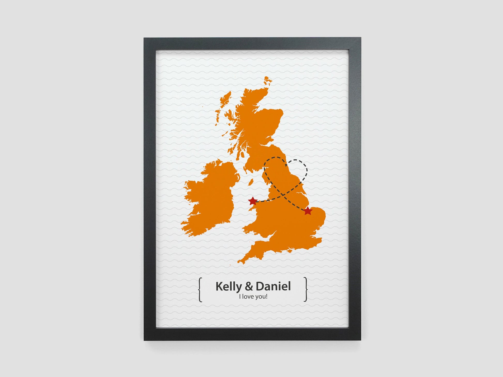 Personalised Friend Leaving Present | Leaving Gift | Moving Away Present | New Home Gift | Couples Apart Gift **CHOICE OF COLOUR** VA103