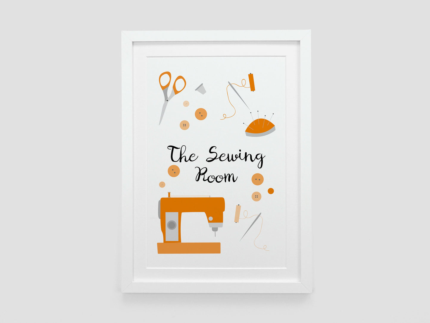 Craft Room Poster Print | Personalised Sewing Room Decoration | Gift for Sewing Fan | Mothers Day Present for Mum | Seamstress Present VA190