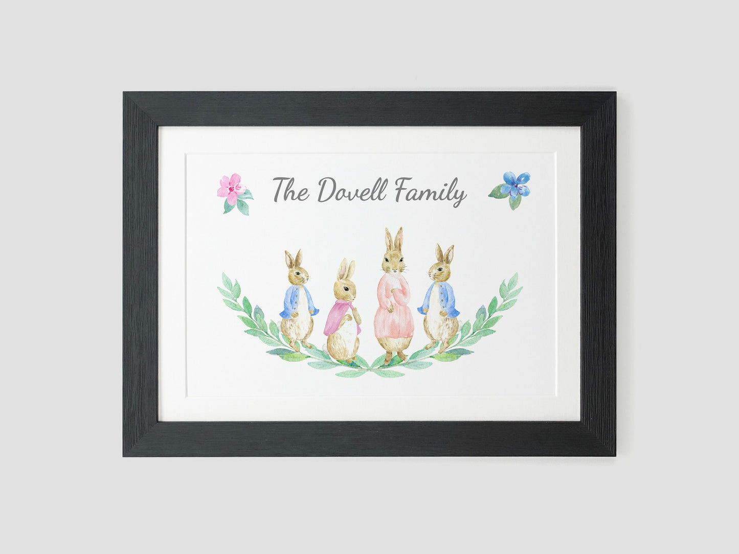 Personalised Family Print | Family Line-up Gift | Gift for mum | Our Family Wall Art | Gift for granparents VA132