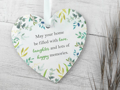 Housewarming gift | Handmade wooden heart | New home gift | Moving home present | First home gift | Gift for friend LC056