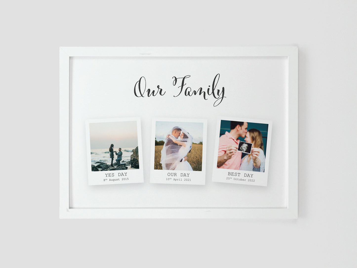 Family photo gift | Memories keepsake present | Couples Print Gift | Valentines gift for husband wife | Met Engaged Married Photo Gift VA063