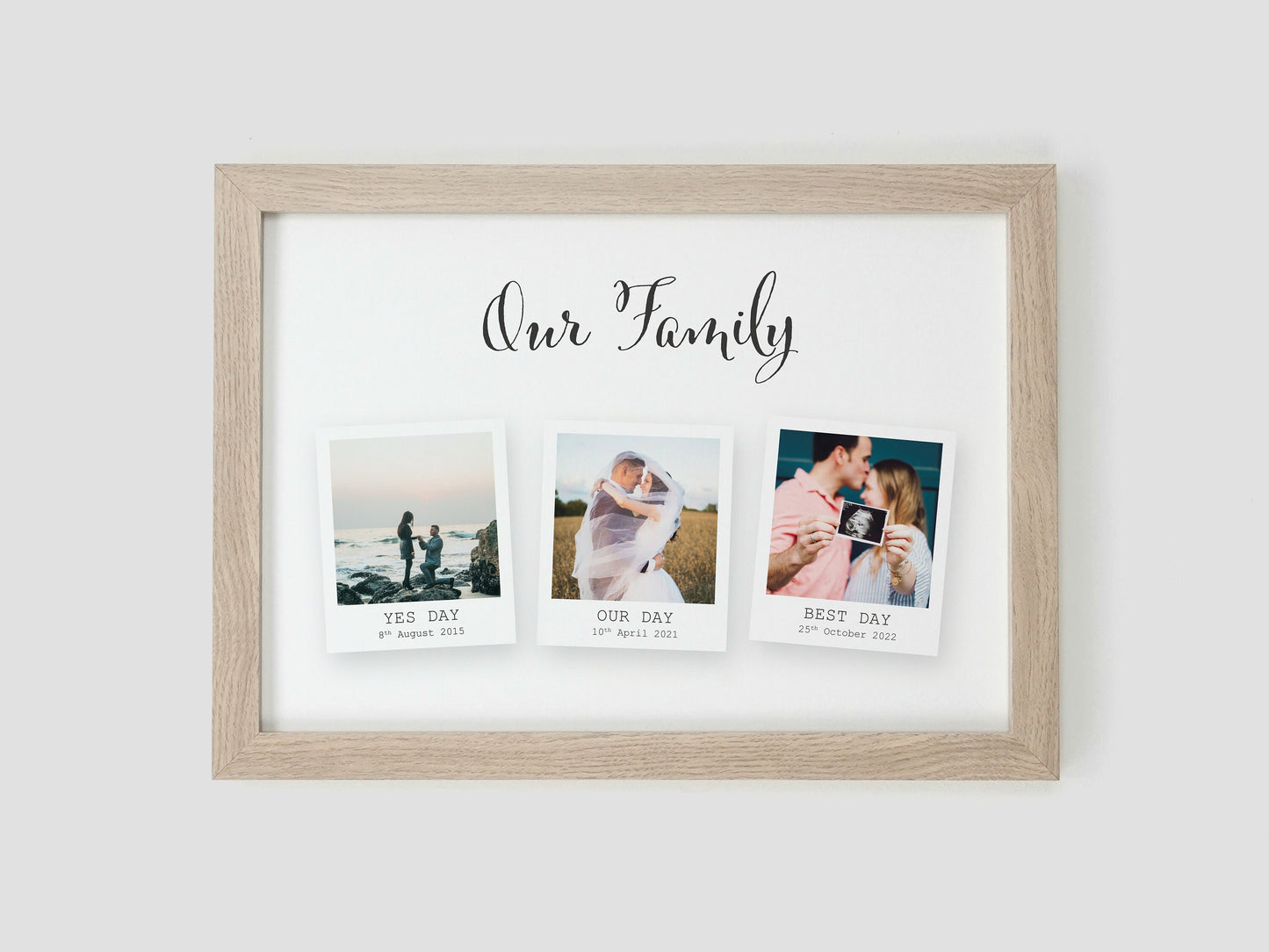 Family photo gift | Memories keepsake present | Couples Print Gift | Valentines gift for husband wife | Met Engaged Married Photo Gift VA063