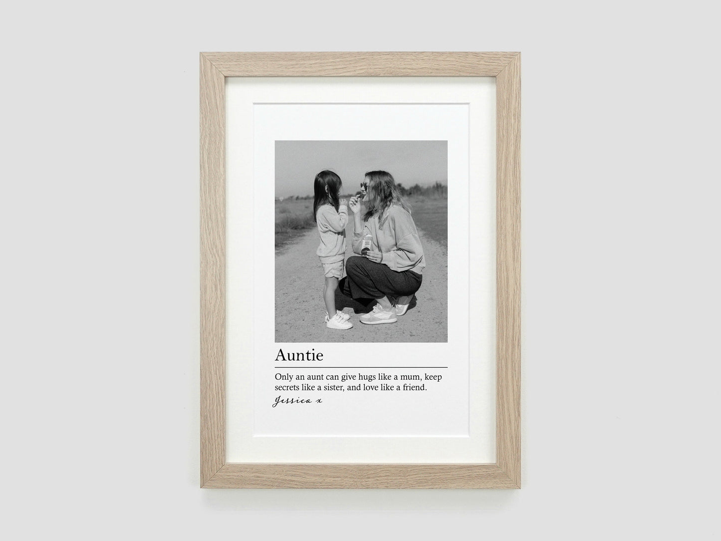 Photo gift for mum | Personalised picture for mum | Mummy definition print | Mother's day gift | Birthday present | Auntie gift VA065