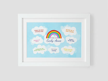 Rainbow nursery leaving present for teacher | VA227