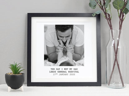Gift for dad personalised with your own photo | VA234